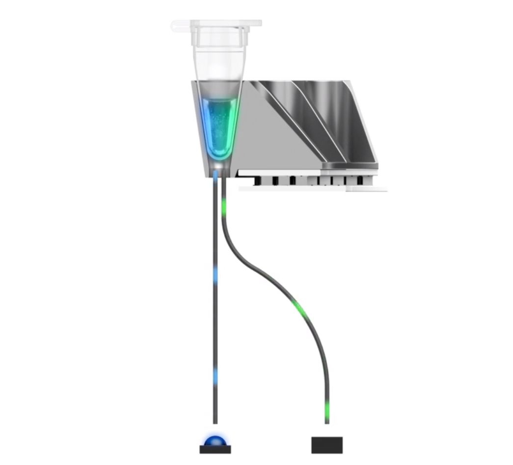 Medical diagnostics fiber optic